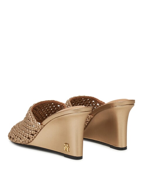 TH High metallic crochet sandals gold - Women&rsquo;s shoes