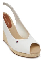TOMMY HILFIGER TH High wedge espadrilles ecru - Women&rsquo;s shoes - 4