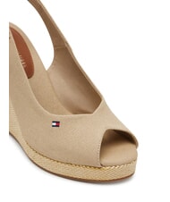 TOMMY HILFIGER TH High wedge espadrilles horseradish - Women&rsquo;s shoes - 4