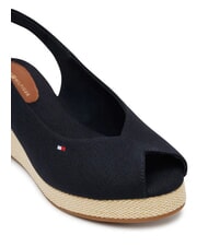TOMMY HILFIGER TH Open toe sling-back espadrilles space blue - Women&rsquo;s shoes - 3