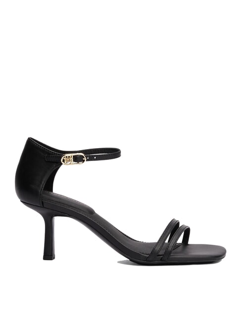 TH High leather sandals with strap black - Women&rsquo;s shoes