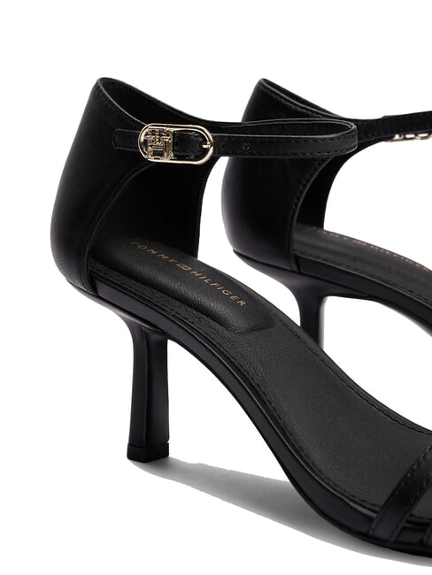 TH High leather sandals with strap black - Women&rsquo;s shoes