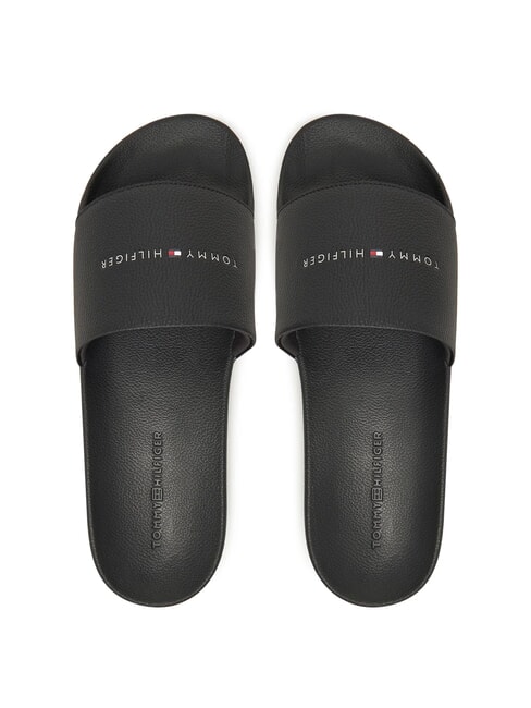 TH Men's slippers with logo black - Men&rsquo;s shoes