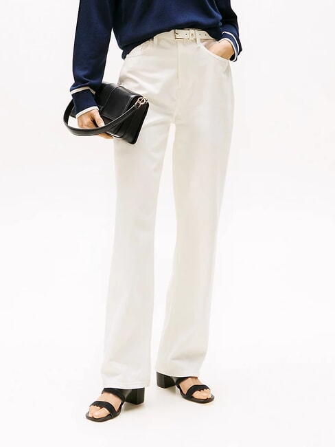 TH Wide-heel leather mule sandal black - Women&rsquo;s shoes