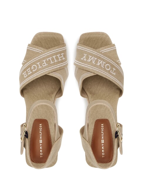 TH High canvas wedge sandals horseradish - Women&rsquo;s shoes