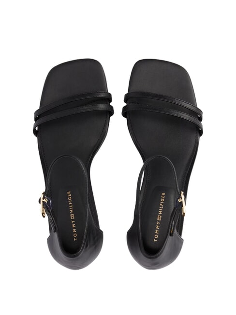 TH High leather sandals with strap black - Women&rsquo;s shoes