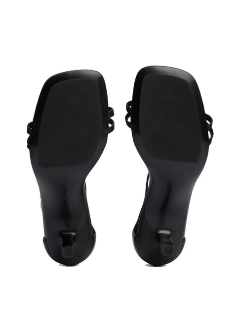 TH High leather sandals with strap black - Women&rsquo;s shoes