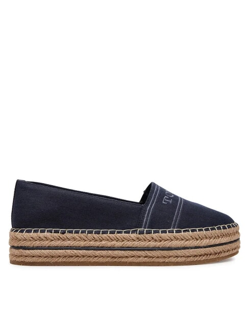 TH Platform espadrilles in canvas space blue - Women&rsquo;s shoes