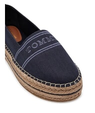 TOMMY HILFIGER TH Platform espadrilles in canvas space blue - Women&rsquo;s shoes - 3