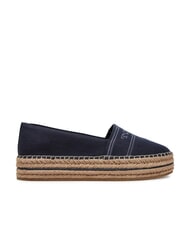 TOMMY HILFIGER TH Platform espadrilles in canvas space blue - Women&rsquo;s shoes - 5