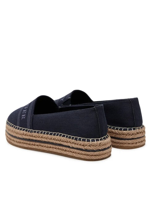TH Platform espadrilles in canvas space blue - Women&rsquo;s shoes