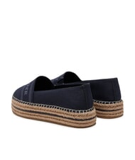 TOMMY HILFIGER TH Platform espadrilles in canvas space blue - Women&rsquo;s shoes - 6