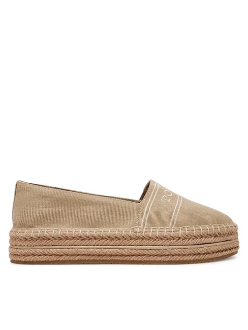 TH Platform espadrilles in canvas horseradish - Women&rsquo;s shoes
