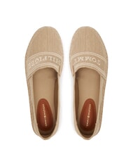 TOMMY HILFIGER TH Platform espadrilles in canvas horseradish - Women&rsquo;s shoes - 4