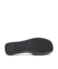 TOMMY HILFIGER TH Leather slippers with logo black - Women&rsquo;s shoes - 6
