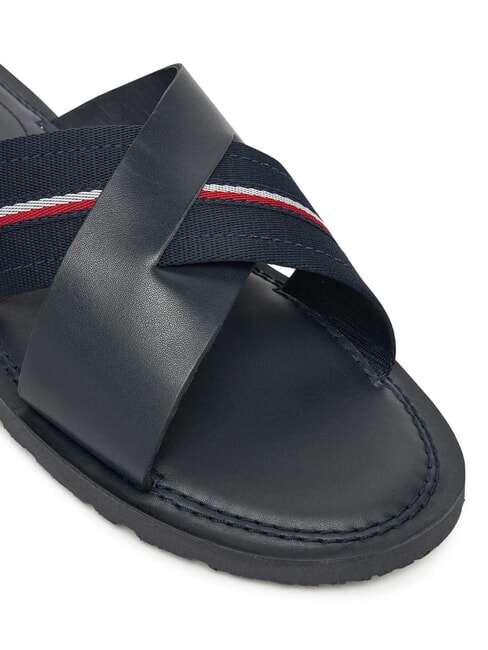 TH Leather slippers with logo ribbon desert sky - Men&rsquo;s shoes