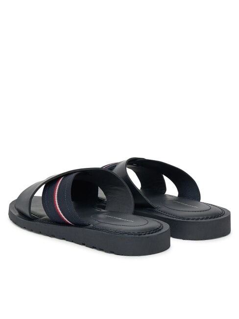 TH Leather slippers with logo ribbon desert sky - Men&rsquo;s shoes