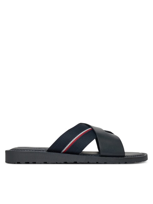 TH Leather slippers with logo ribbon desert sky - Men&rsquo;s shoes