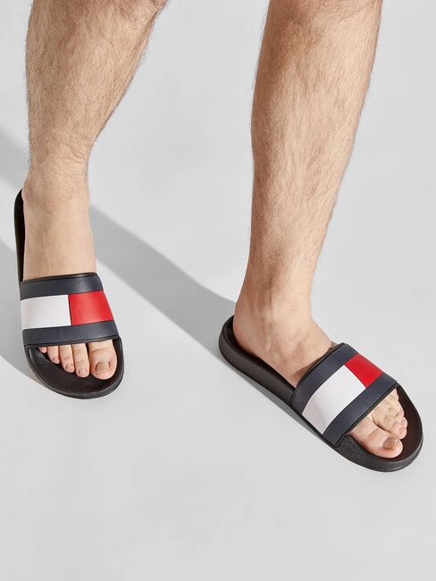 TH FLAG POOL Men's slippers black - Men&rsquo;s shoes