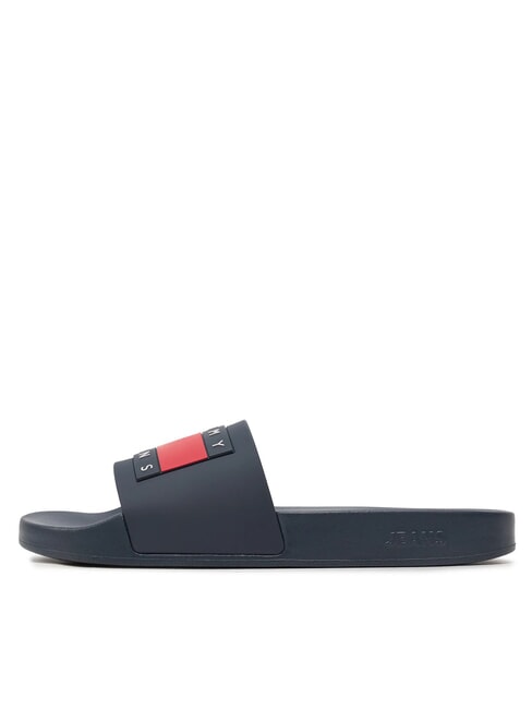 TOMMY JEANS Pool Slide Rubber slippers dark night navy - Men&rsquo;s shoes