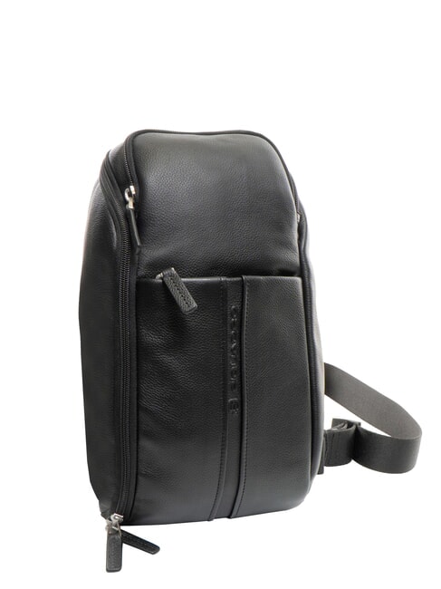 X1 Leather one-shoulder backpack Black - Over-the-shoulder Bags for Men