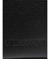LOVE MOSCHINO SQUARE Shopping bag with chain handles Black - Women&rsquo;s Bags - 3