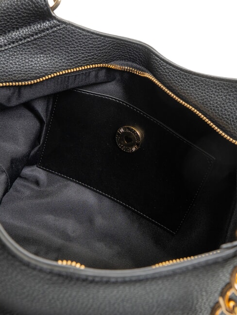 SQUARE Shopping bag with chain handles Black - Women&rsquo;s Bags