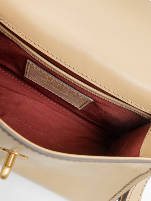 IRENE  Mini shoulder bag, in leather butter ss26 (irene) - Women&rsquo;s Bags