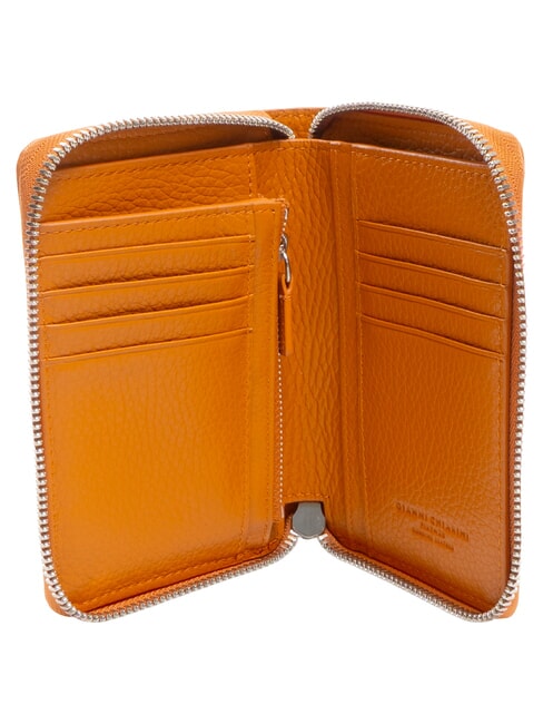 GRAIN Zip-around leather wallet spice - Women&rsquo;s Wallets