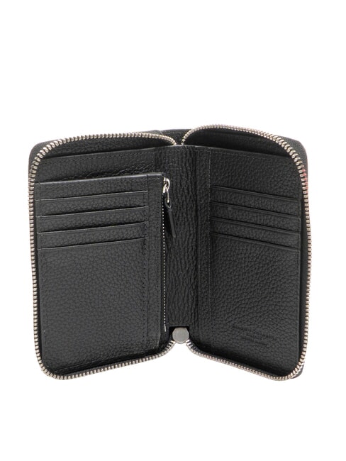 GRAIN Zip-around leather wallet Black - Women&rsquo;s Wallets