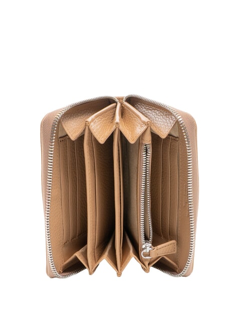 GRAIN Medium leather zip around wallet clay - Women&rsquo;s Wallets