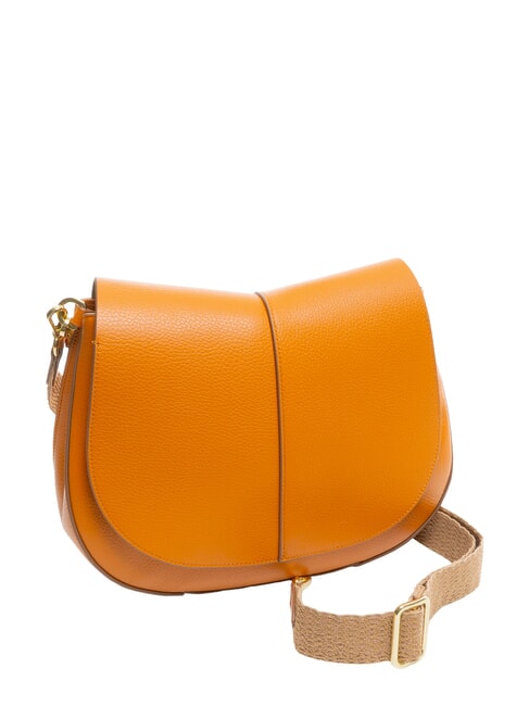 HELENA ROUND Small leather shoulder bag spice - Women&rsquo;s Bags