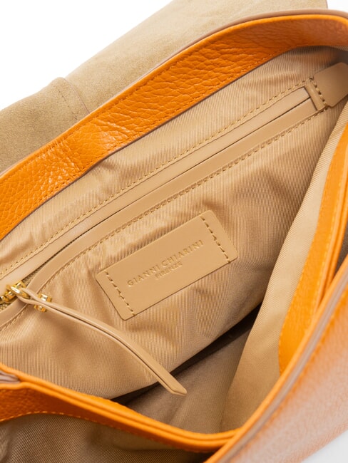 HELENA ROUND Small leather shoulder bag spice - Women&rsquo;s Bags