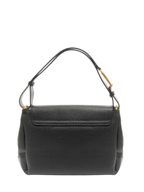 CECILE Hammered leather shoulder bag Black - Women&rsquo;s Bags