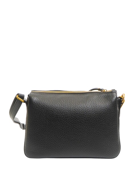 BROOKE Hammered leather shoulder bag Black - Women&rsquo;s Bags