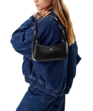 CALVIN KLEIN HARDWARE MONOGRAM Shoulder bag black / antique light gold - Women&rsquo;s Bags - 5