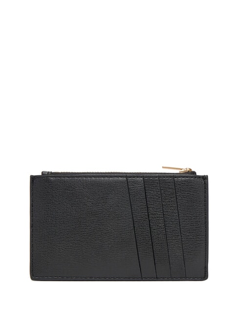 EMBOSSED LOGO Flat card holder black/toasted coconut - Women&rsquo;s Wallets