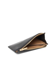 CALVIN KLEIN EMBOSSED LOGO Flat card holder black/toasted coconut - Women&rsquo;s Wallets - 3