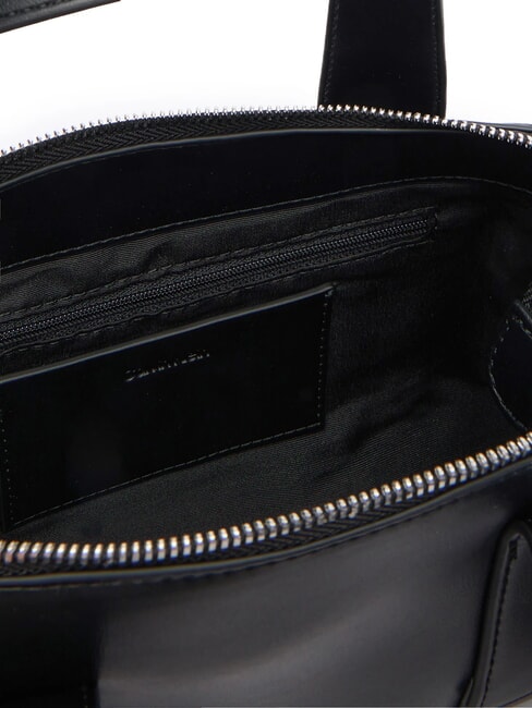 SIGNATURE LOGO STRAP Handbag, with shoulder strap black / old silver - Women&rsquo;s Bags