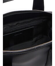 CALVIN KLEIN SIGNATURE LOGO STRAP Handbag, with shoulder strap black / old silver - Women&rsquo;s Bags - 4