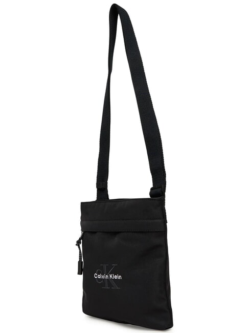 BOLD LOGO NYLON  on black - Over-the-shoulder Bags for Men
