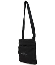 CALVIN KLEIN BOLD LOGO NYLON  on black - Over-the-shoulder Bags for Men - 3