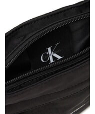 CALVIN KLEIN BOLD LOGO NYLON  on black - Over-the-shoulder Bags for Men - 4