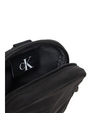 CALVIN KLEIN BOLD LOGO NYLON Shoulder bag on black - Over-the-shoulder Bags for Men - 4