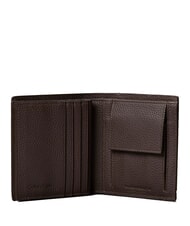 CALVIN KLEIN FOIL EMBOSSED Leather wallet ck dark brown - Men&rsquo;s Wallets - 2