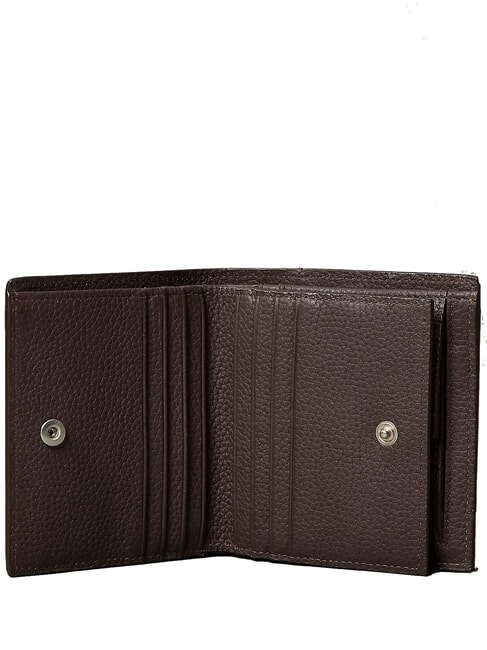 FOIL EMBOSSED Leather wallet ck dark brown - Men&rsquo;s Wallets