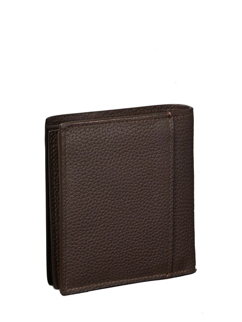 FOIL EMBOSSED Leather wallet ck dark brown - Men&rsquo;s Wallets