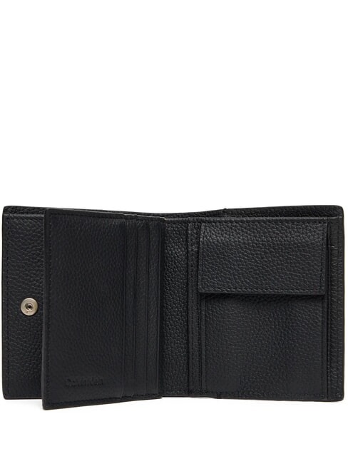FOIL EMBOSSED Leather wallet on black - Men&rsquo;s Wallets