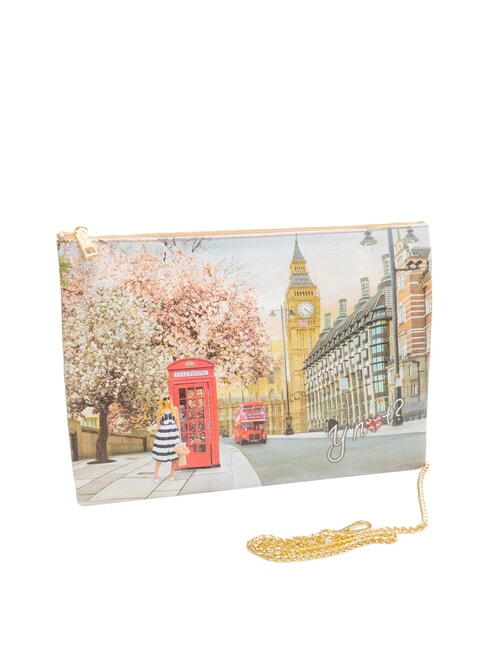 YESBAG SPECIAL Metal shoulder bag envelope clutch English rose - Women&rsquo;s Bags