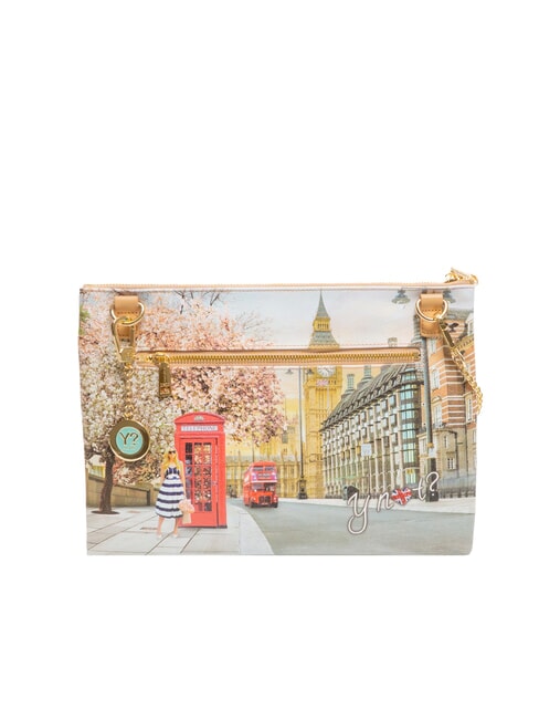 YESBAG SPECIAL Metal shoulder bag envelope clutch English rose - Women&rsquo;s Bags